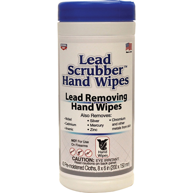 Birchwood Casey Lead Scrubber Hand Wipes 40 pk. - BC-32440