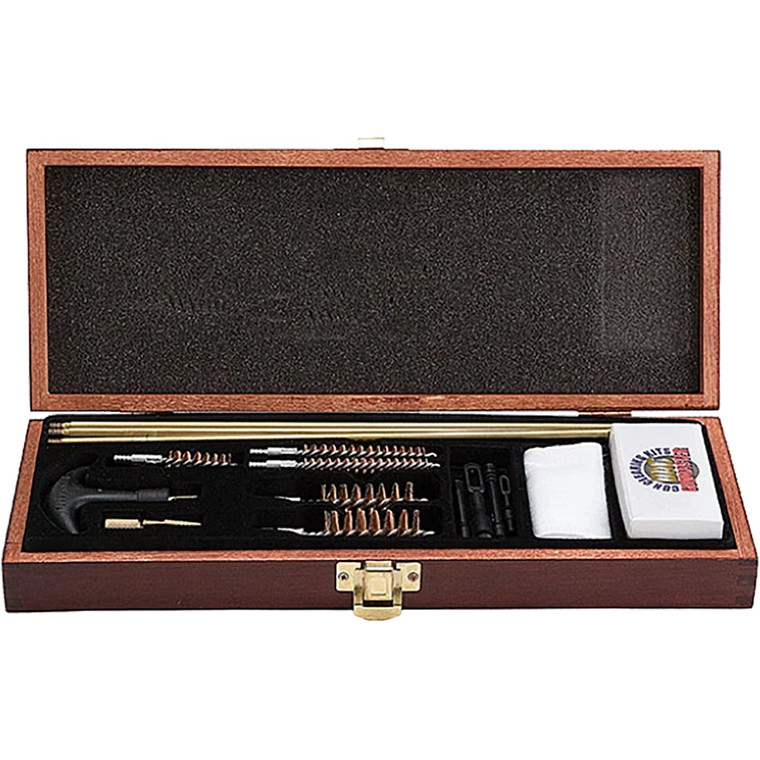 Gunmaster Universal Gun Cleaning Kit Wooden Case 18 pc. - UGC66W