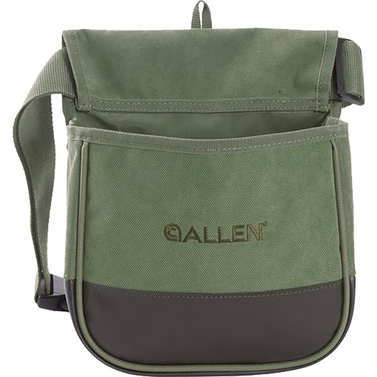 Allen Select Canvas Double Compartment Shell Bag Olive Green - 2306