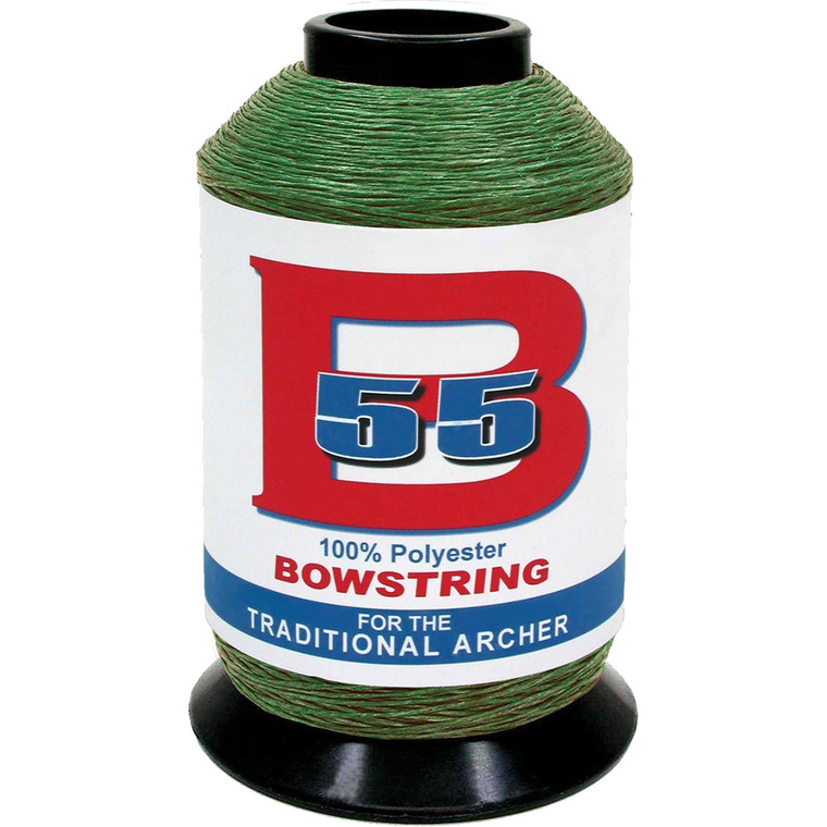 BCY B55 Bowstring Material Green 1/4 lb. -