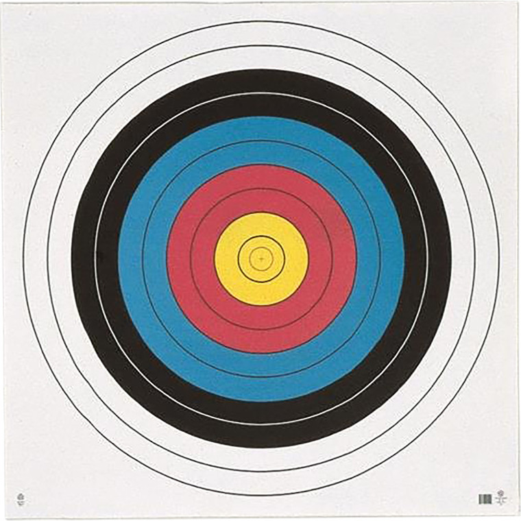 Maple Leaf Target Face FITA 10-Ring 80 cm. 12 pk. - TA-80