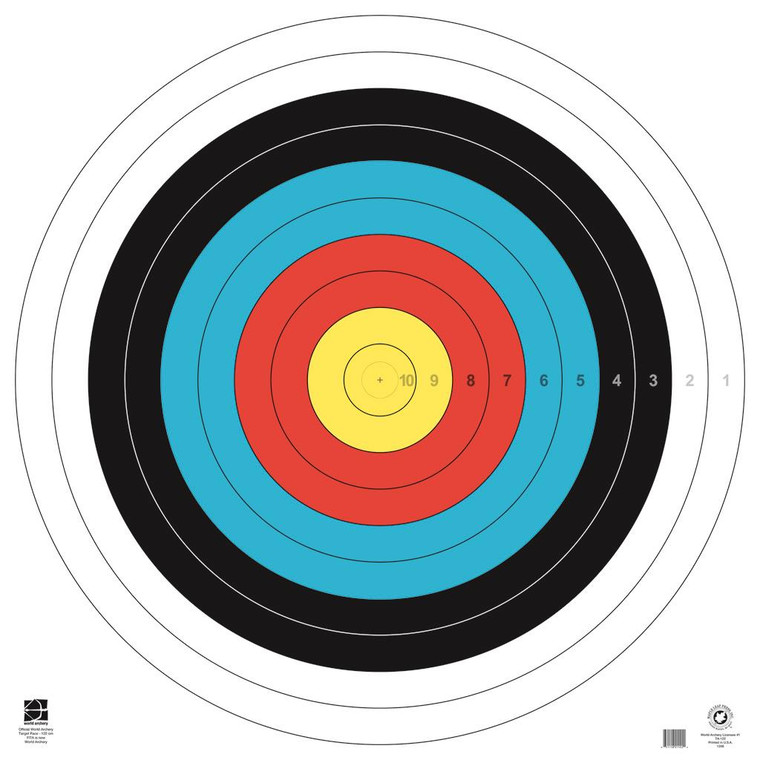 Maple Leaf Target Face Tag Weight 122 cm. 15 pk. - TA122