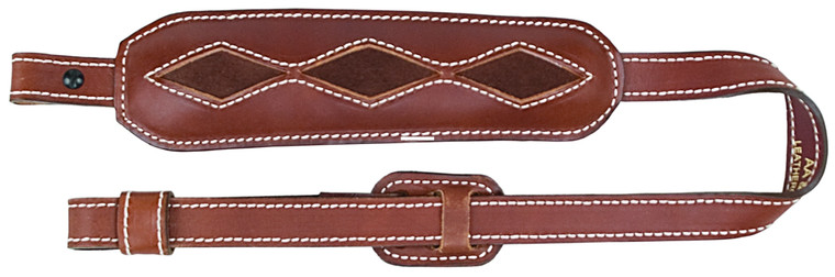AA&E Leathercraft 8501025 210 Brown - Leather Trophy Gunsling with - 8501025 210