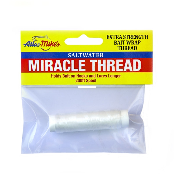 Atlas-Mike's 66840 Miracle Thread - Saltwater Clear 200 YDS - 66840