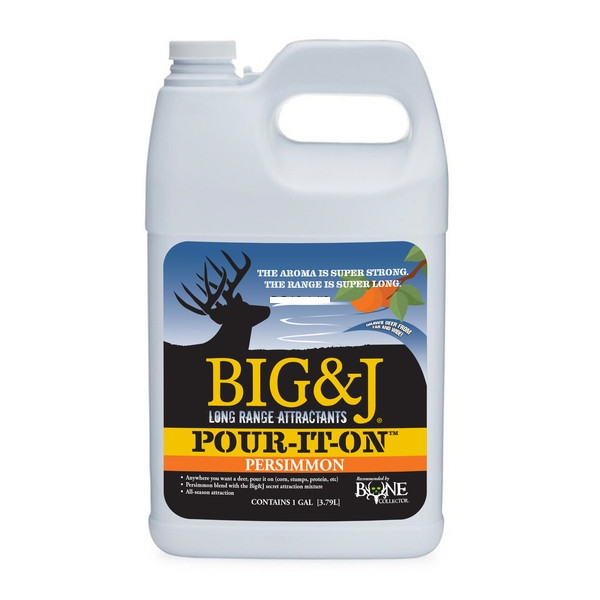 BIG&J BB2-PIO-PERS-1G Pour-It-On - Liquid Persimmon 1 Gallon Jug - BB2-PIO-PERS-1G
