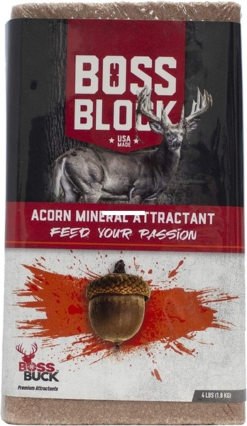Boss Buck BB-BLOCK-ACRN Acorn - Mineral Block Attractant 4lb - BB-BLOCK-ACRN