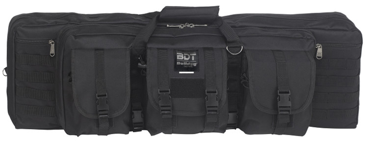 Bulldog BDT37-42B Deluxe 42" Double - Tactical Rifle Case- Black - BDT37-42B Bulldog BDT37-42B Deluxe 42" Double - Tactical Rifle Case- Black - BDT37-42B
