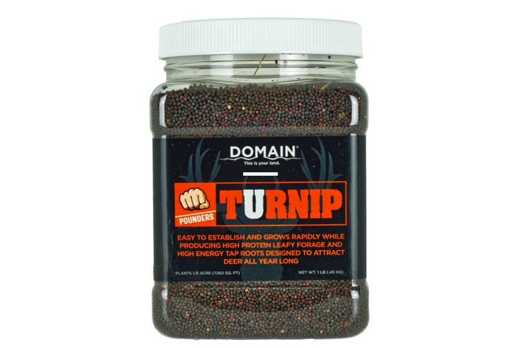 Domain DTS1LB Turnip Pounder, 1 lb. - 1/6 Acre - DTS1LB