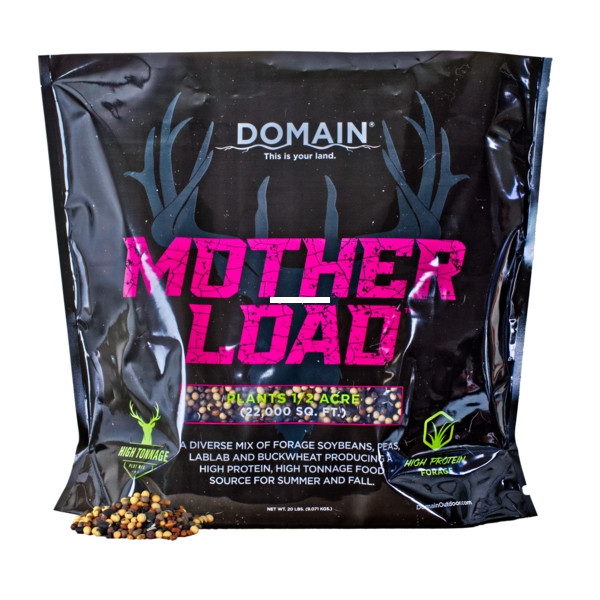 Domain MLFP20 Mother Load Food Plot - Mix, 20 lbs., 1/2 Acre - MLFP20