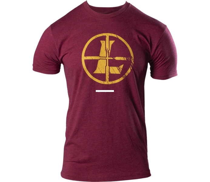 Leupold 181847 Distressed Reticle - Tee Cardinal Heather XXL - 181847