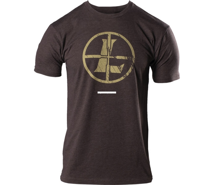 Leupold 181850 Distressed Reticle - Tee Espresso Heather XL - 181850