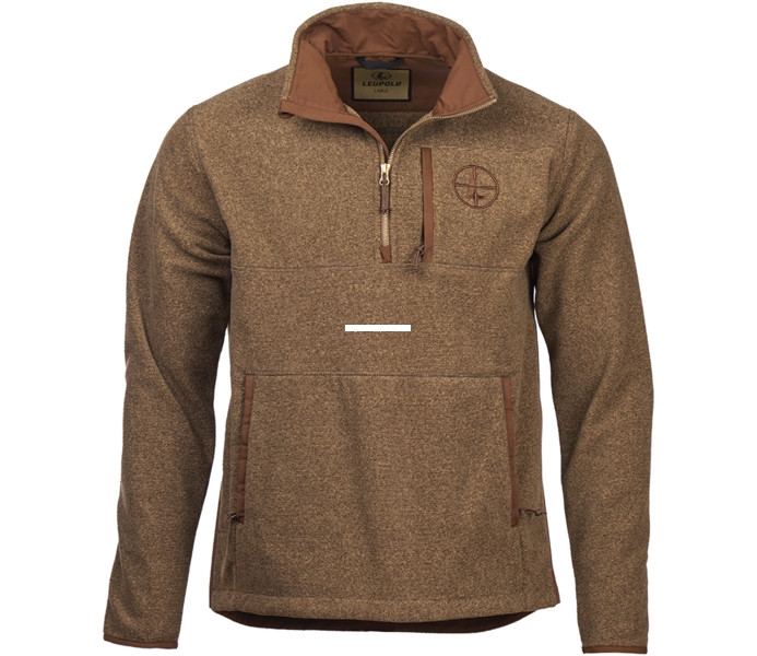 Leupold 182302 Make Ready 1/4 Zip - Fleece Bone Brown M - 182302