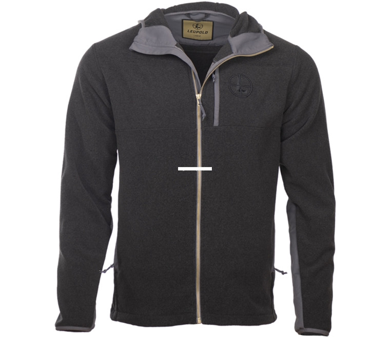 Leupold 182310 Make Ready Full Zip - Hooded Fleece Iron Gray XXL - 182310 Leupold 182310 Make Ready Full Zip - Hooded Fleece Iron Gray XXL - 182310