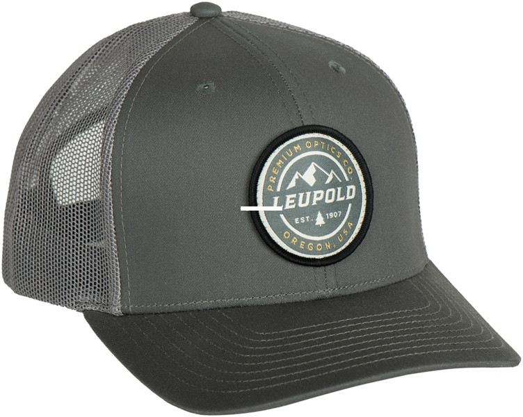 Leupold 183469 Cascade Trucker Hat - Gray - 183469