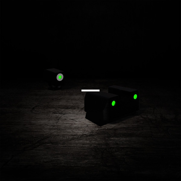 Rival Arms RA-RA1B231G Tritium - Glock 17/19 Night Sights, Standard - RA-RA1B231G