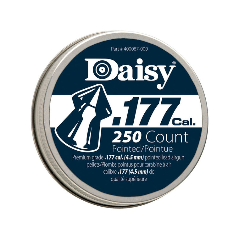 Daisy Products - .177 Cal. Pointed Pel 250 Tin - 987777406