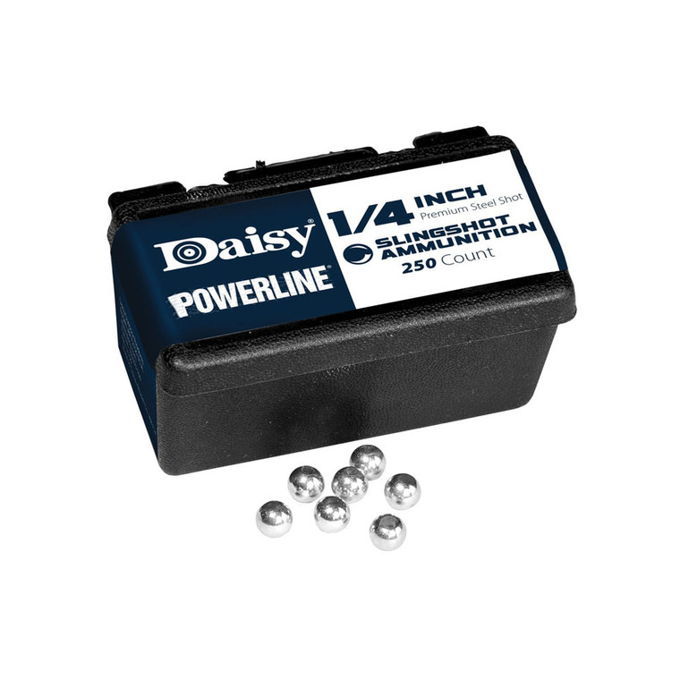 Daisy Products - 1/4in Steel Slingshot Ammo - 988114446