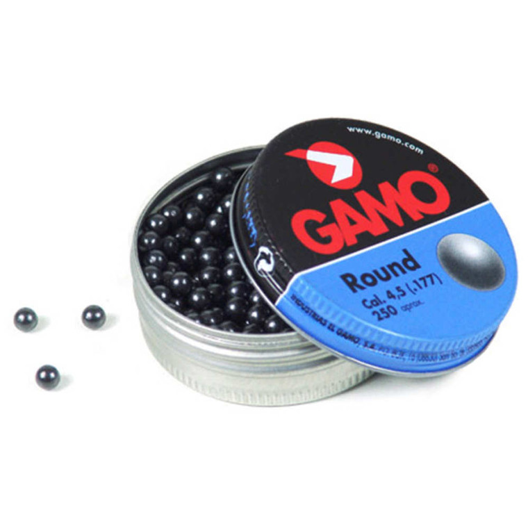 Gamo - Roundball Pellets .22 Cal 250pk Tin - 632032554