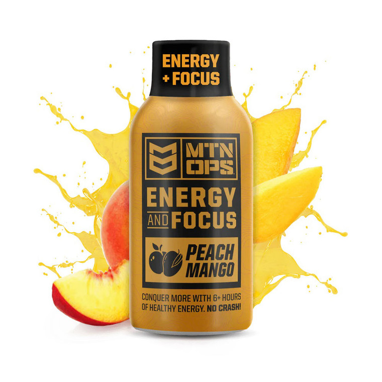 Mtn Ops - Case Of 12 Energy Shots Peach Mango Shots 12/bx - 1103320501 Mtn Ops - Case Of 12 Energy Shots Peach Mango Shots 12/bx - 1103320501