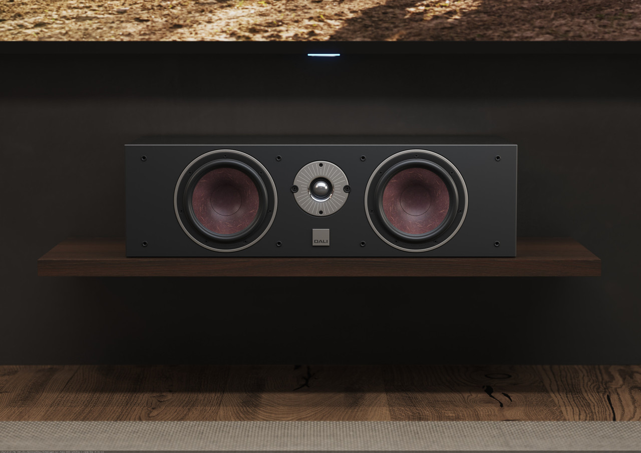 Altoparlante Centro DALI Oberon Vokal - Noce Scuro, Per Impianti Home Theater