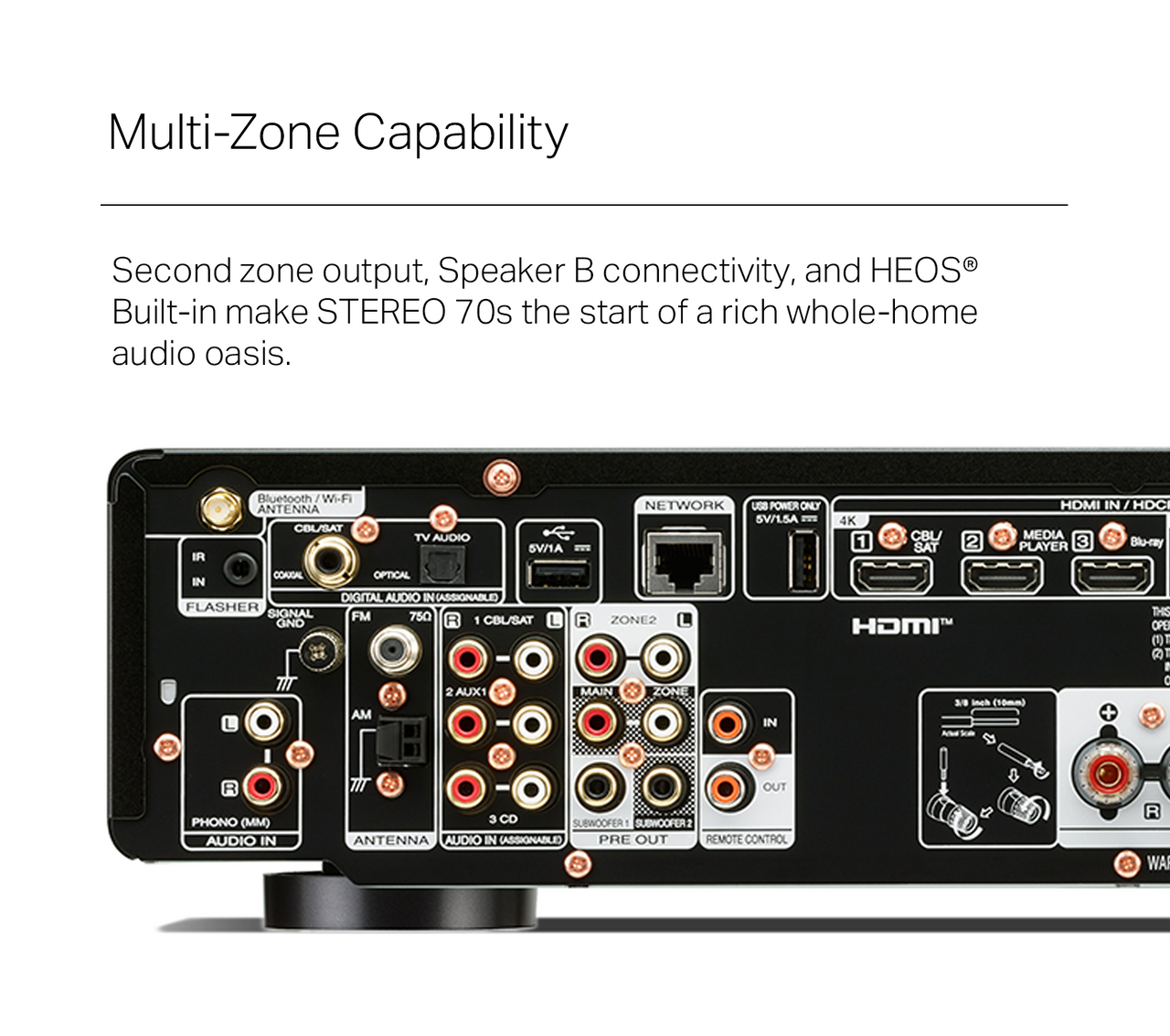 Marantz STEREO 70s 2-Channel A/V Receiver