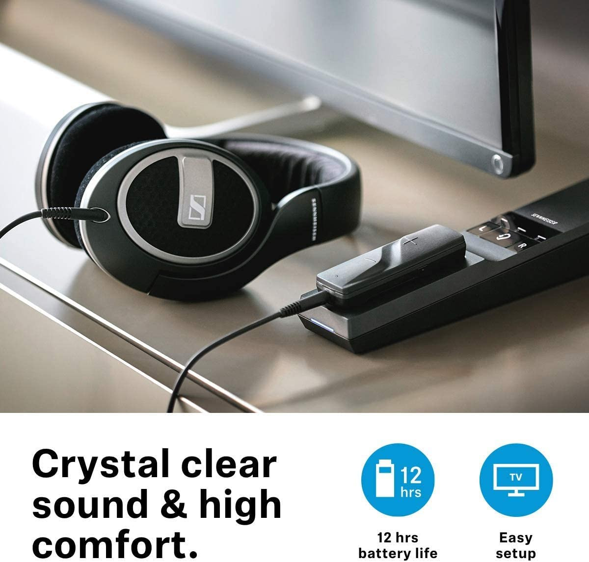 Sennheiser Flex 5000 Wireless Headphone Transmitter Receiver for TV