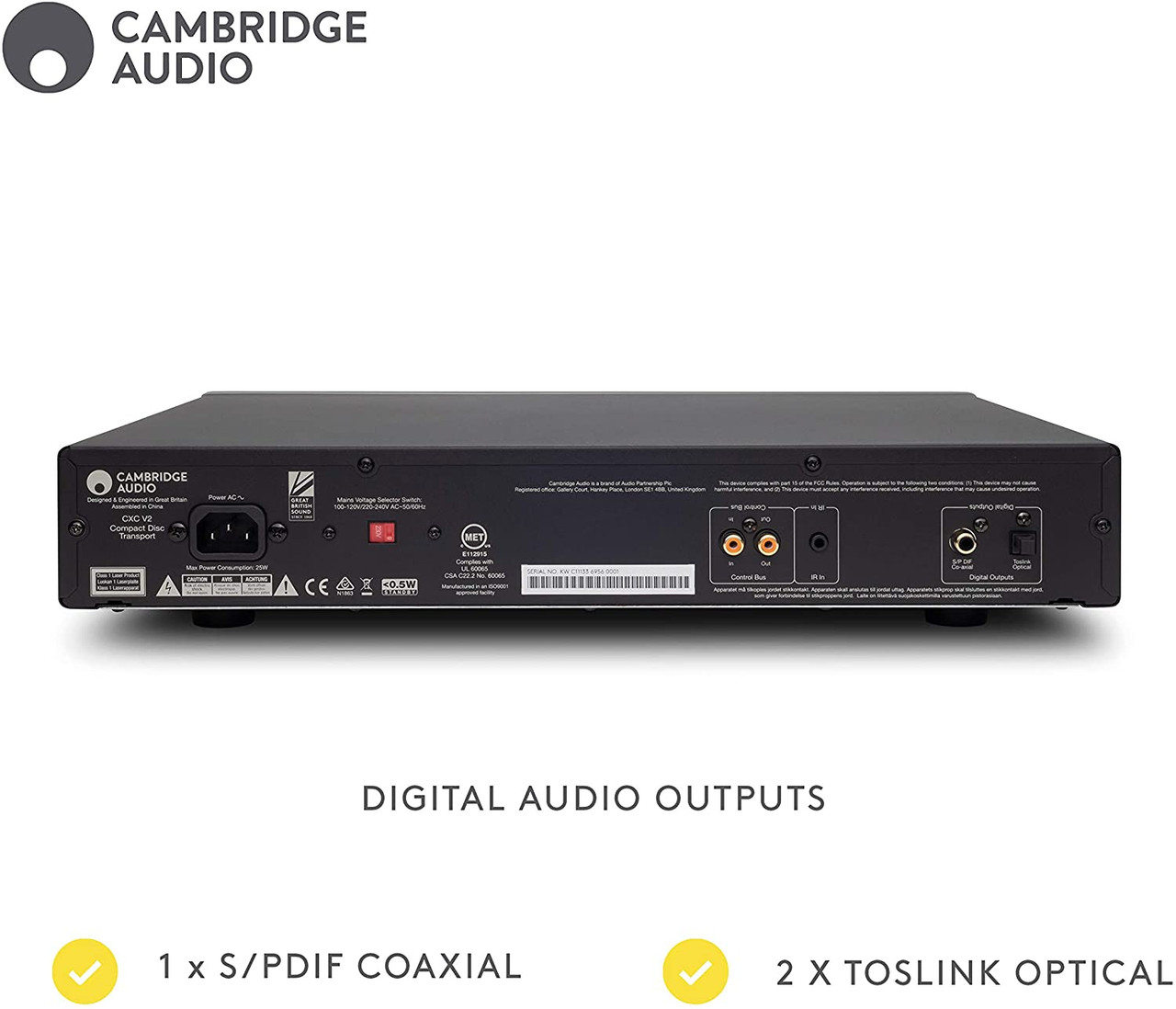 Cambridge Audio CXC V2 CD Transport