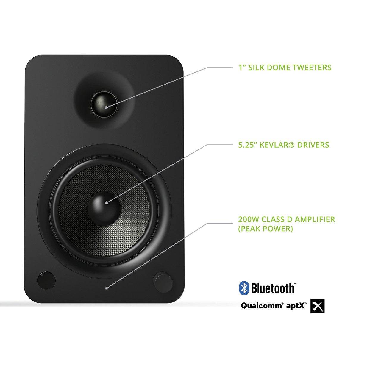 Kanto YU6 Powered Bookshelf Speakers