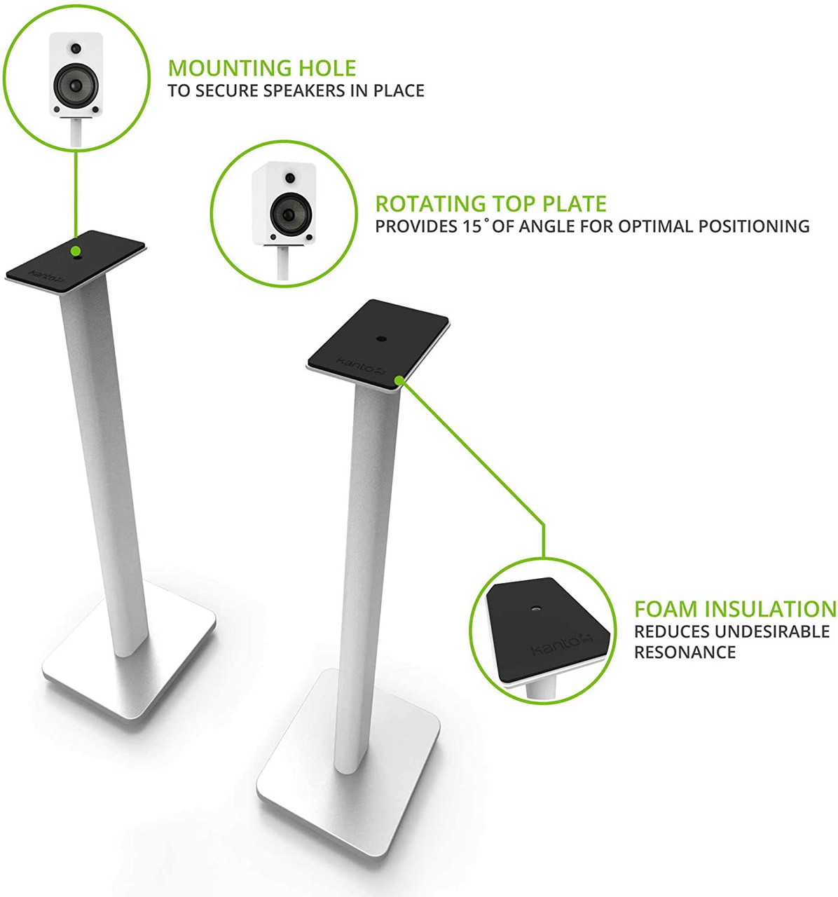 トップス Pedestal SX26 -Fillable Speaker Floor Stands - HOME AUDIO | Layton Audio
