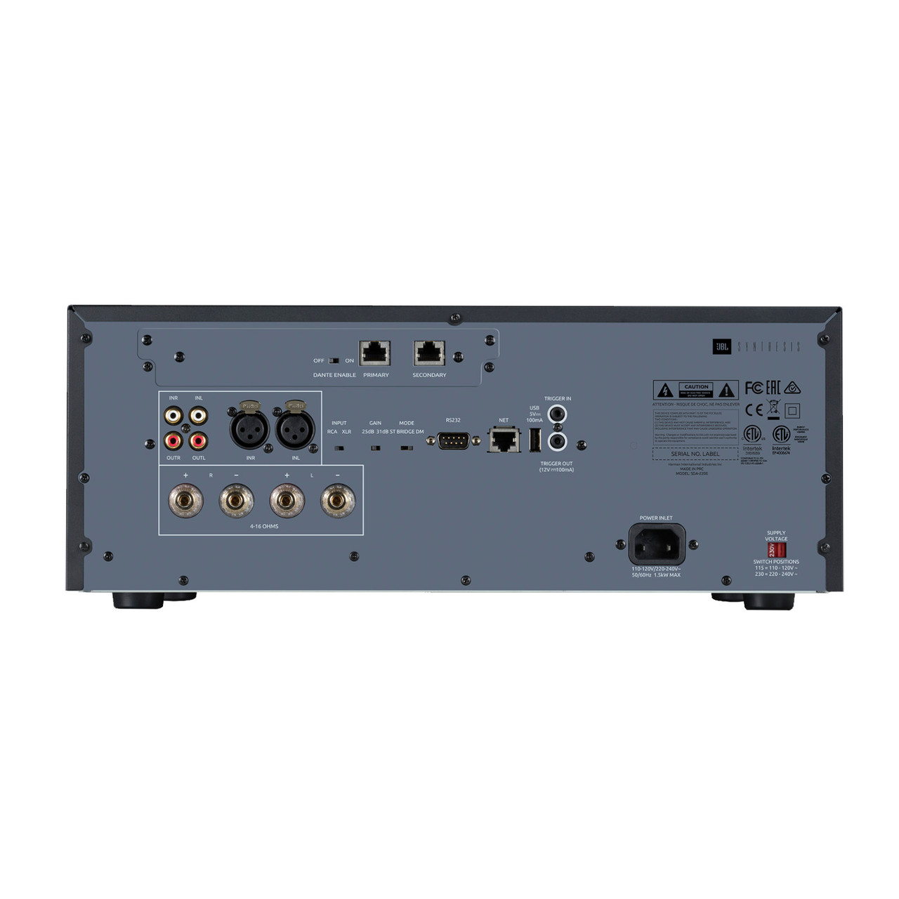 JBL Synthesis SDA-2200 2-Channel Amplifier