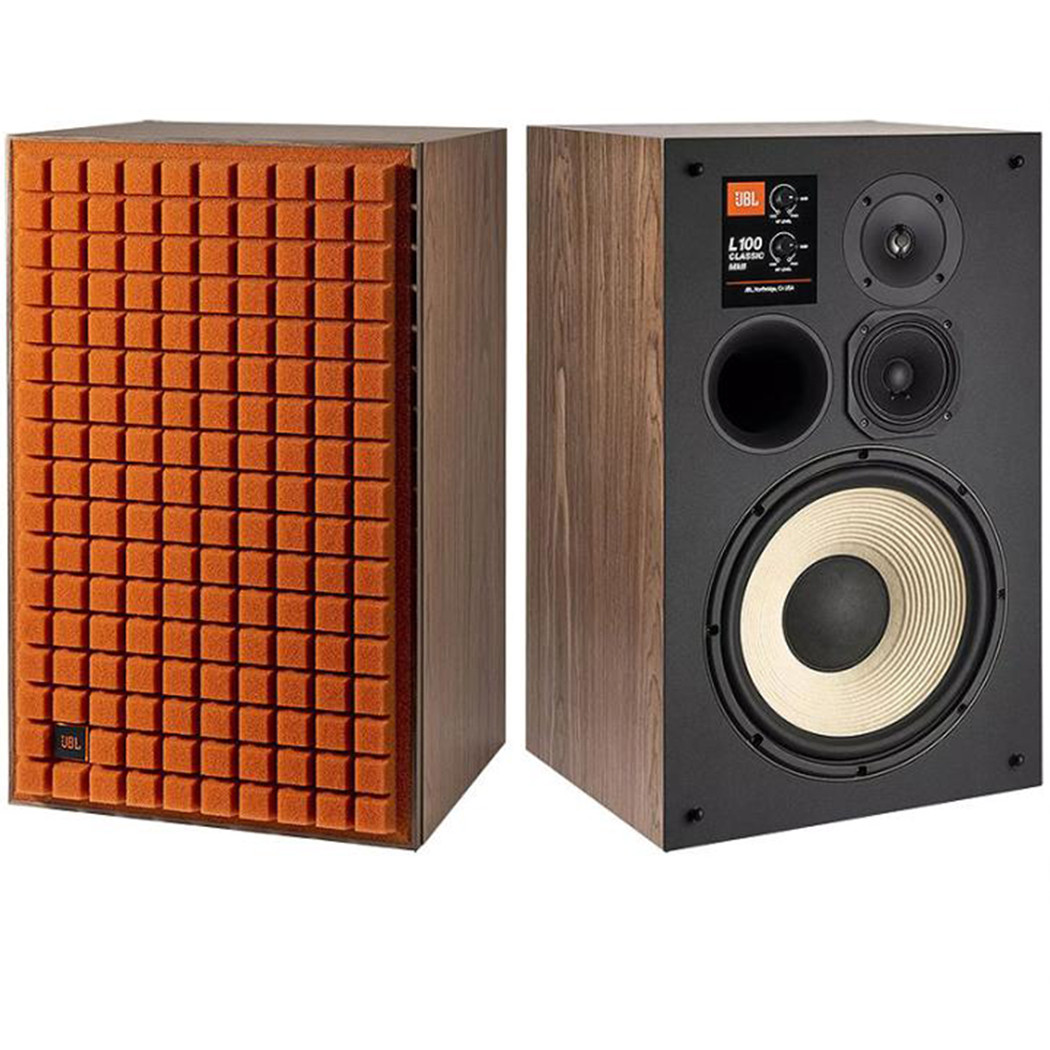 JBL L100 Classic MkII 3-Way Speakers (Walnut)