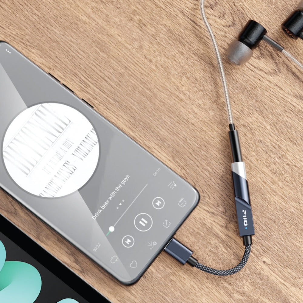 Headphone Amp Fiio Lightning To Mm FiiO KA11 Portable Dongle DAC