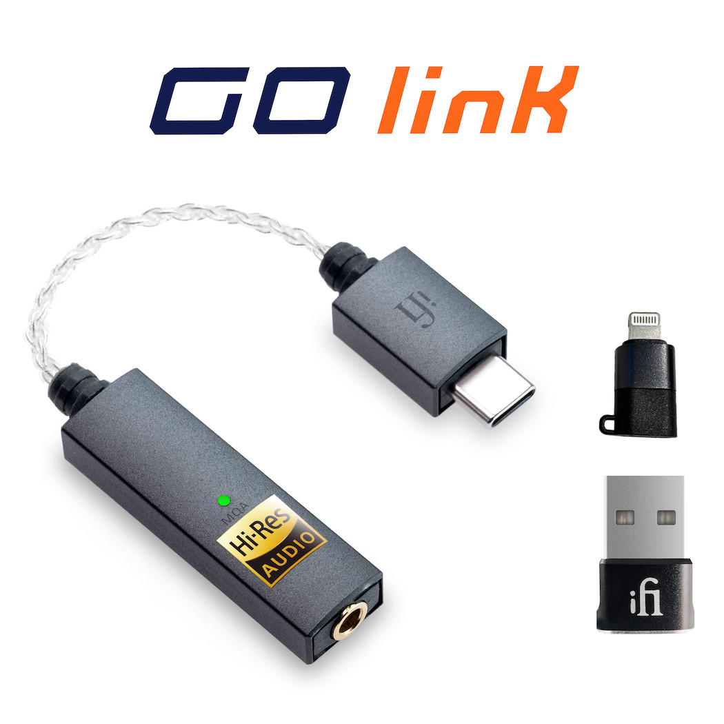 iFi GO link — Portable USB Dongle DAC and Headphone Amplifier
