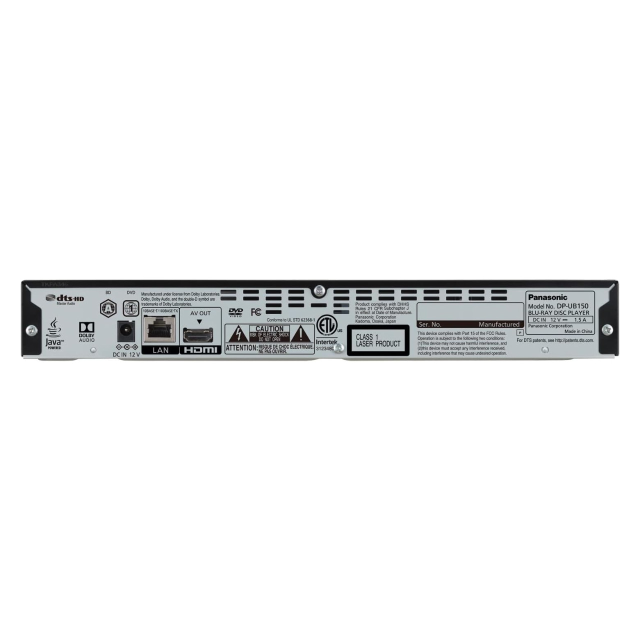 Panasonic DP-UB150 4K Ultra HD Blu-ray Player