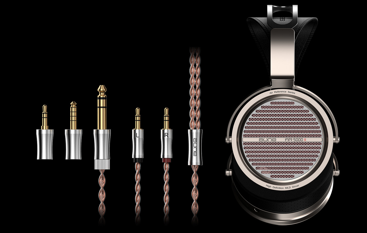 Aune AR5000 MK2 Open-Back Headphones + Bonus Stand