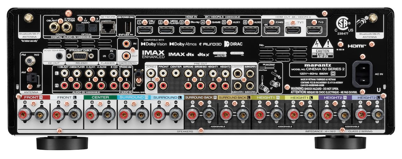 Marantz Cinema 50 – 9.4 Channel AV Receiver