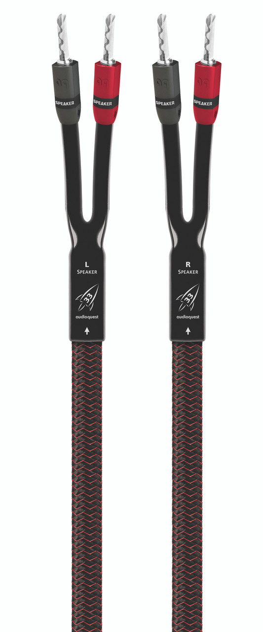 1本 audioquest ROCKET 33 スピーカーケーブル 3m SBW AudioQuest Rocket 33 Speaker Wire — 10 feet