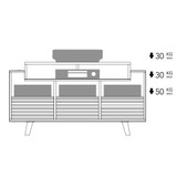 Norstone Oslo 1200 Vinyl Cabinet