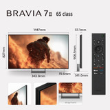Sony 65" BRAVIA 7 II True RGB 4K TV