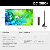 Samsung 100" QN80H Neo QLED 4K TV