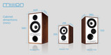 Mission 750 Bookshelf Speakers — Walnut