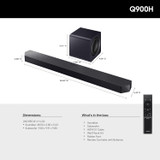 Samsung HW-Q900H Soundbar with Wireless Subwoofer