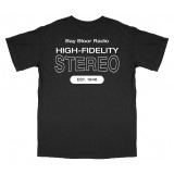 Bay Bloor Radio "High Fidelity Stereo" Black T-Shirt