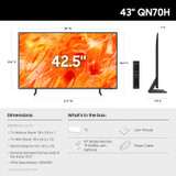 Samsung 43" QN70H Neo QLED 4K TV