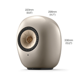 KEF LS LUXE Wireless Powered Bookshelf Speaker System