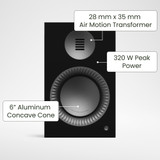 Kanto TUK Grand G2 Powered Bookshelf Speakers