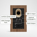Kanto TUK Grand G2 Powered Bookshelf Speakers