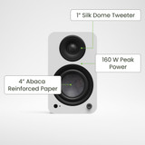 Kanto Yu4 (2nd Gen) Powered Bookshelf Speakers