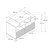 Norstone Oslo 800 Vinyl Cabinet
