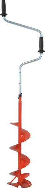 POLAR FIRE DELUXE HAND AUGER 8" DIAMETER W/TRIANGULAR CURVED BLADES